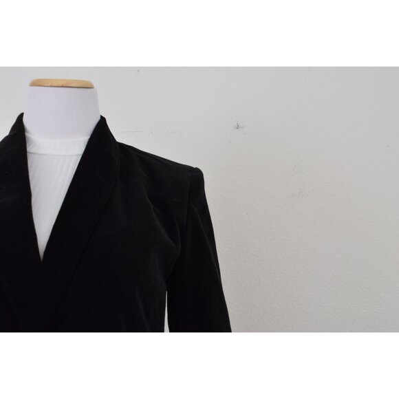 Vintage 90s Cotton Black Jacket| size 36 - Picture 10 of 10